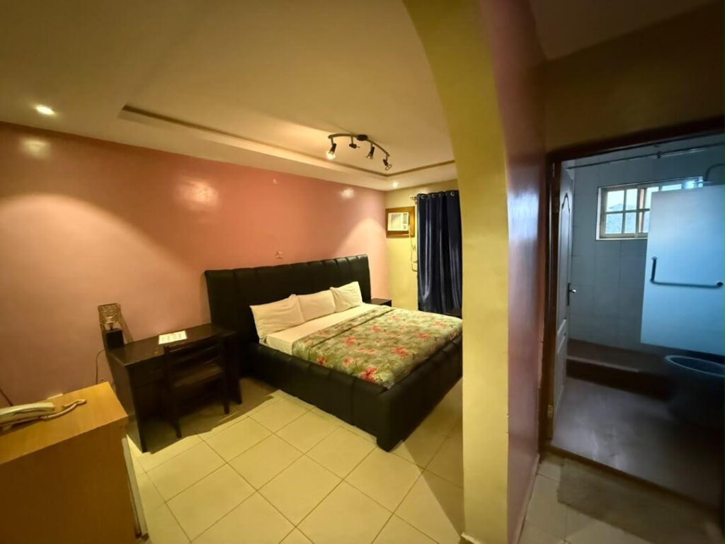 A suite bedroom
